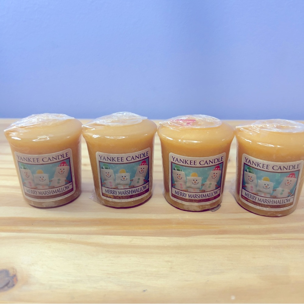 Lot of 4 Yankee Candle Merry Marshmellow - retired scent